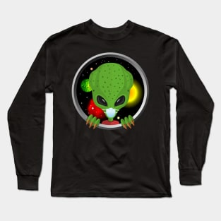 alien mask Long Sleeve T-Shirt